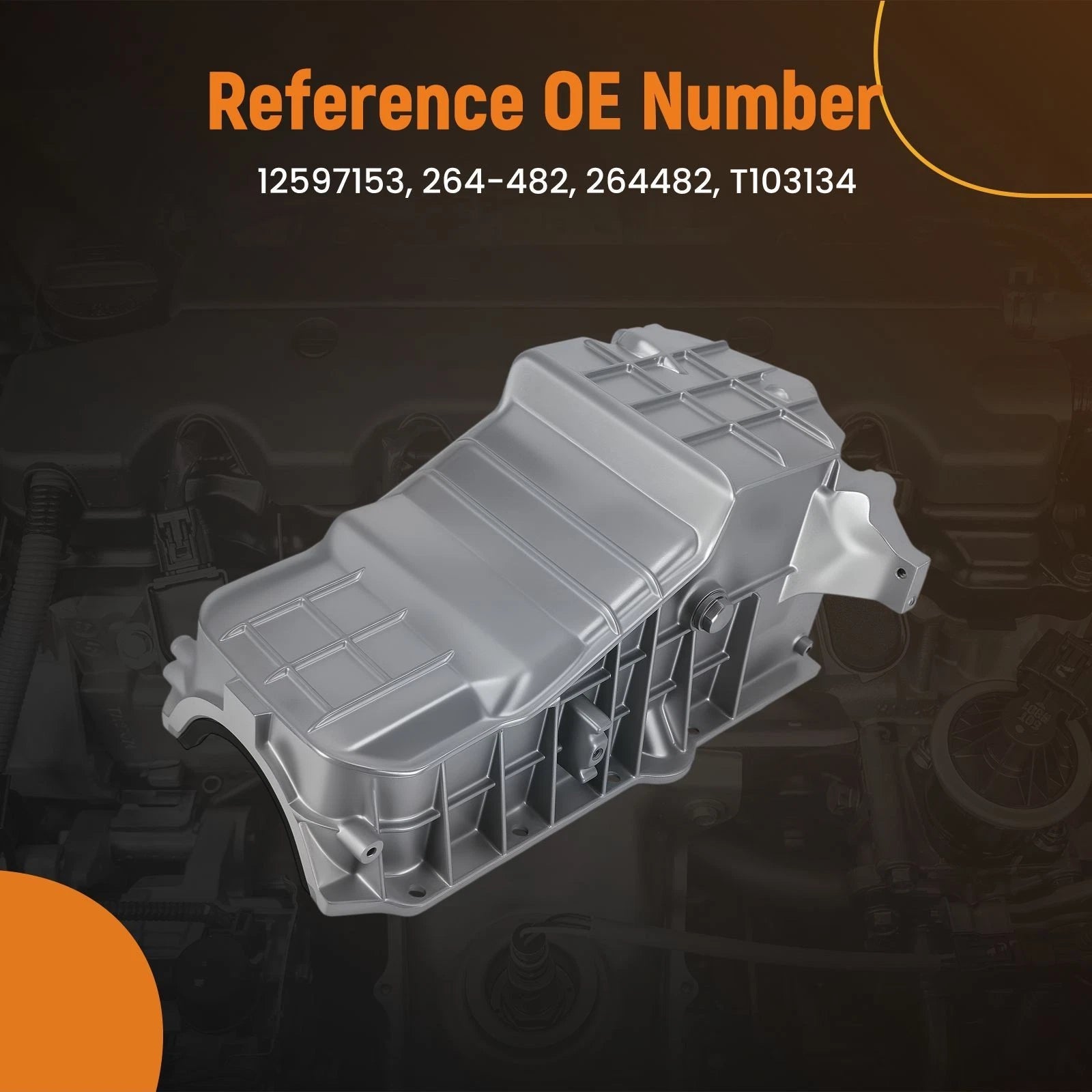 Aluminum Oil Pan for Chevrolet S10 (1999–2003)