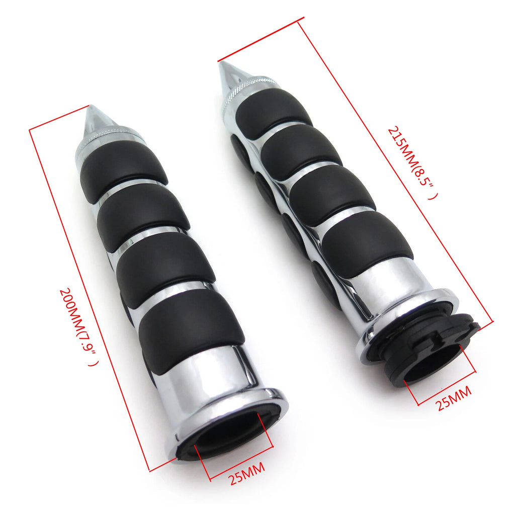 Custom Chrome Spike Handlebar Grip for Honda GL1500/GL1800 (1988–2012)