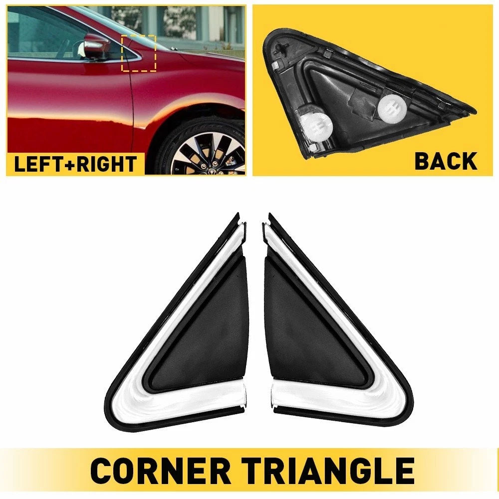 Front Left & Right Mirror Finisher Trim for Nissan Sentra (2013–2019)