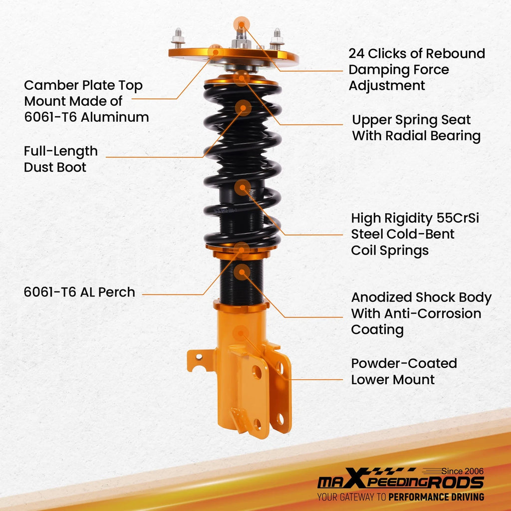 Coilover Lowering Kit for Subaru Legacy (2005-2009)