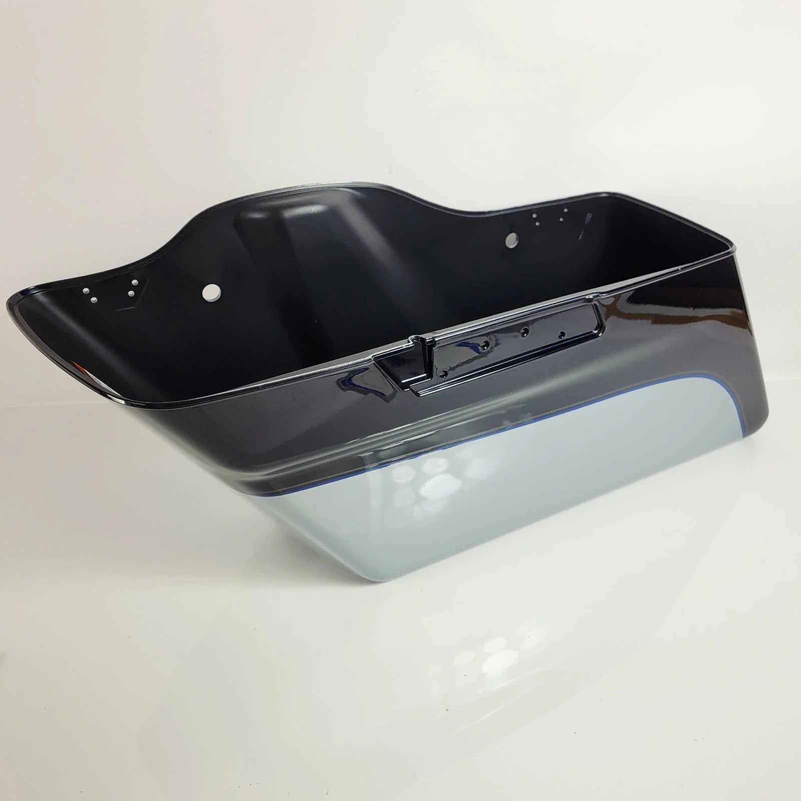 Left Saddlebag for Harley-Davidson Ultra Limited (2019) - OEM Midnight Blue/Silver