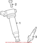 Genuine OEM Ignition Coil for Lexus ES330 RX330 RX400h (2004–2006) 9091902246