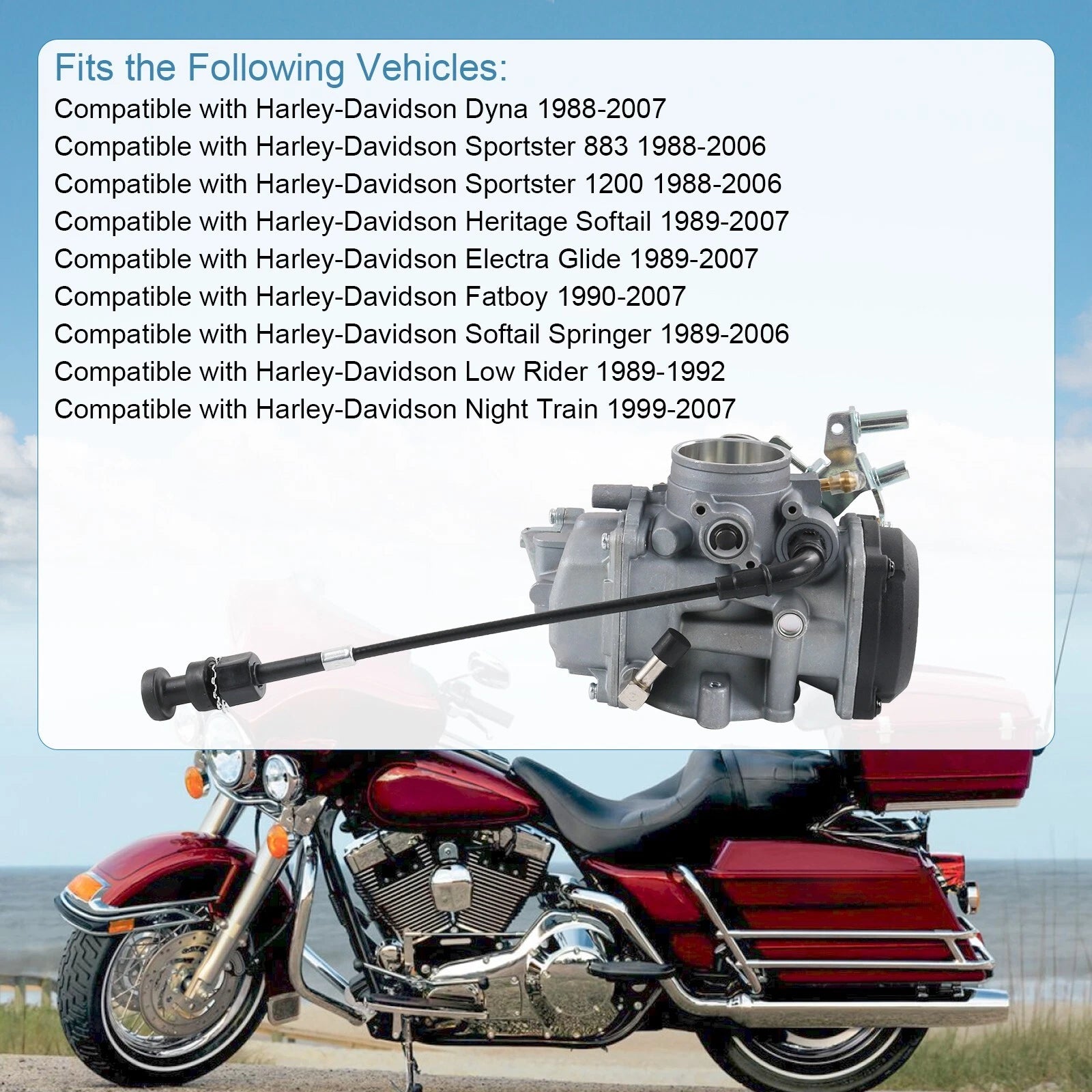 Carburetor CV 40MM for Harley Davidson