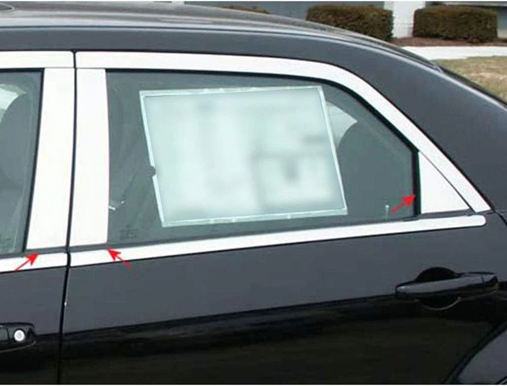 6pc. Luxury FX Chrome Pillar Post Trim for 2005-2010 Chrysler 300
