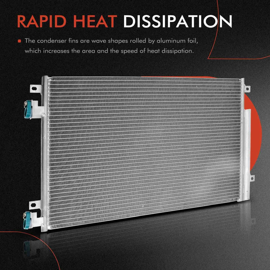 A/C Condenser with Bracket & Receiver Drier for Chevy Spark (2016-2022)