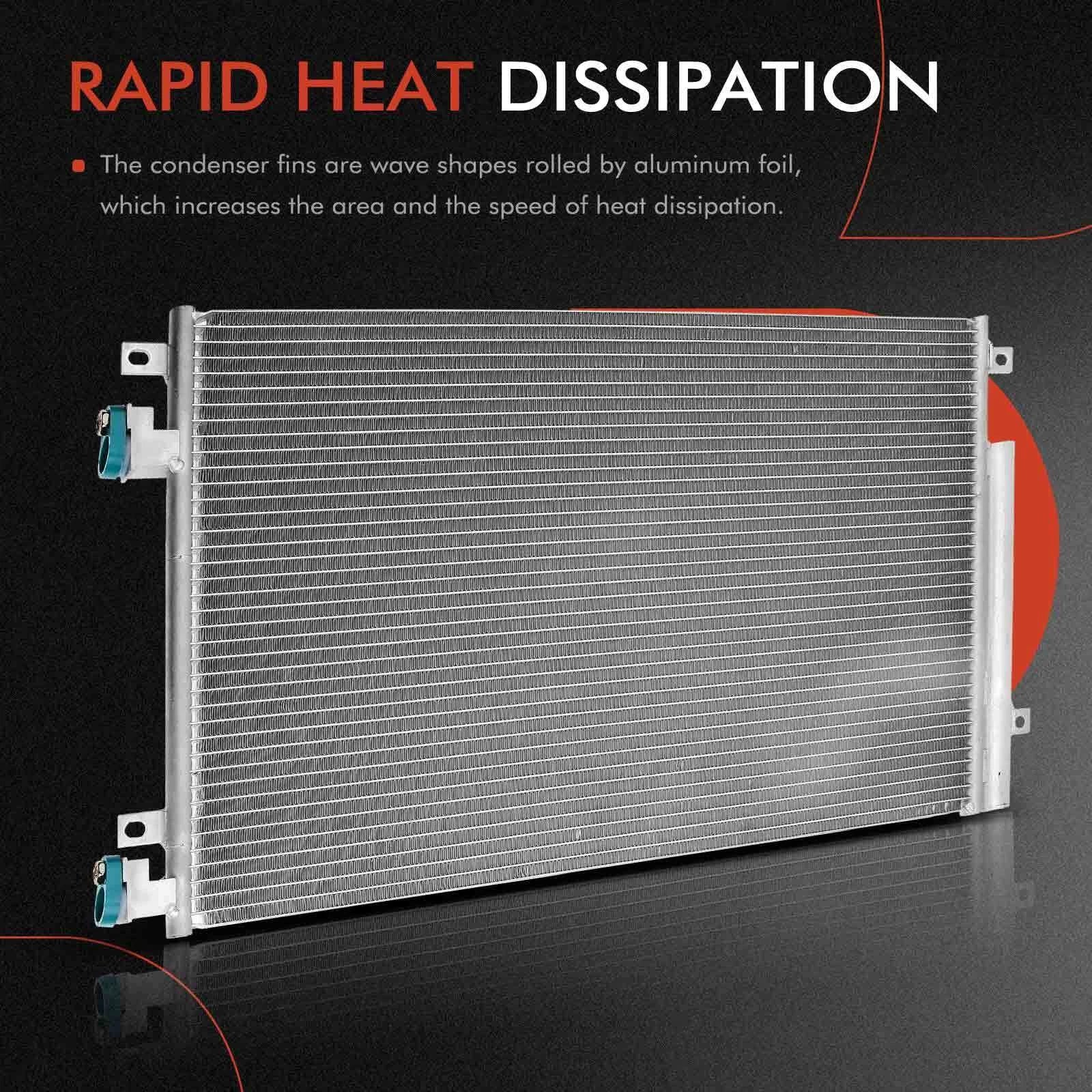 A/C Condenser with Bracket & Receiver Drier for Chevy Spark (2016-2022)