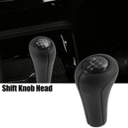 5 Speed Manual Gear Shift Knob Transmission for BMW Faux Leather Black