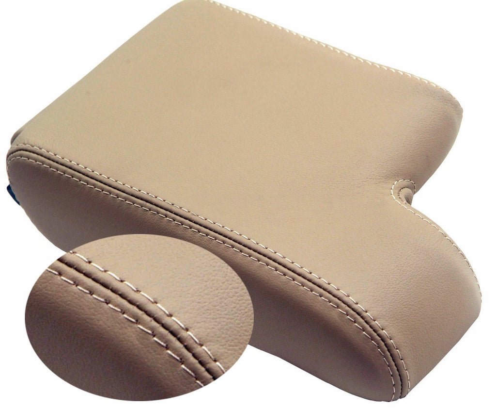 Center Console Armrest Cover for BMW E36 (1992–1999) Beige Leather Synthetic