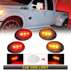 Smoke LED Dually Bed Fender Side Marker Light for Ford F350 F450