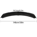 Trunk Spoiler for Mustang Coupe (2015–2020) Track Pack Style Glossy Black