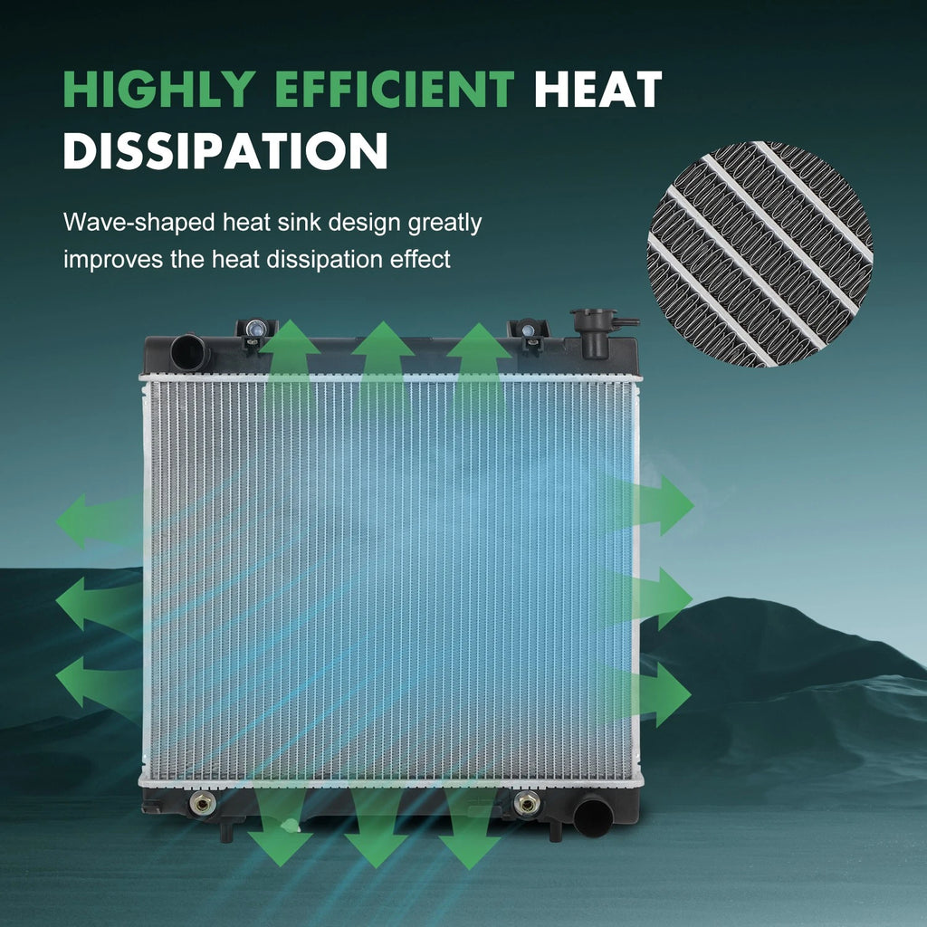 Radiator for Dodge Dakota, Mitsubishi Raider (2005–2011)