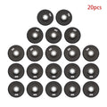 20 PCS T29 Flap Discs 4.5" x 7/8" for Angle Grinder (Grit 40/60/80/120)