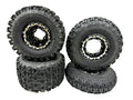 Set of 4 Keizer Beadlock Rims with Maxxis Razr2 Tires for Banshee YFZ450 YFZ450R Raptor 700 (2004–2023)