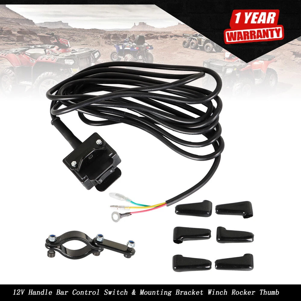 Handle Bar Control Switch for Winch (12V)