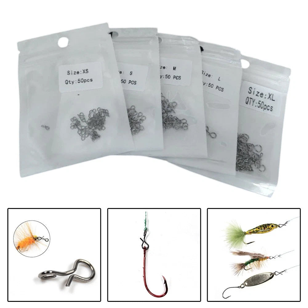 250pcs Fly Bait Connector for Lure Fishing