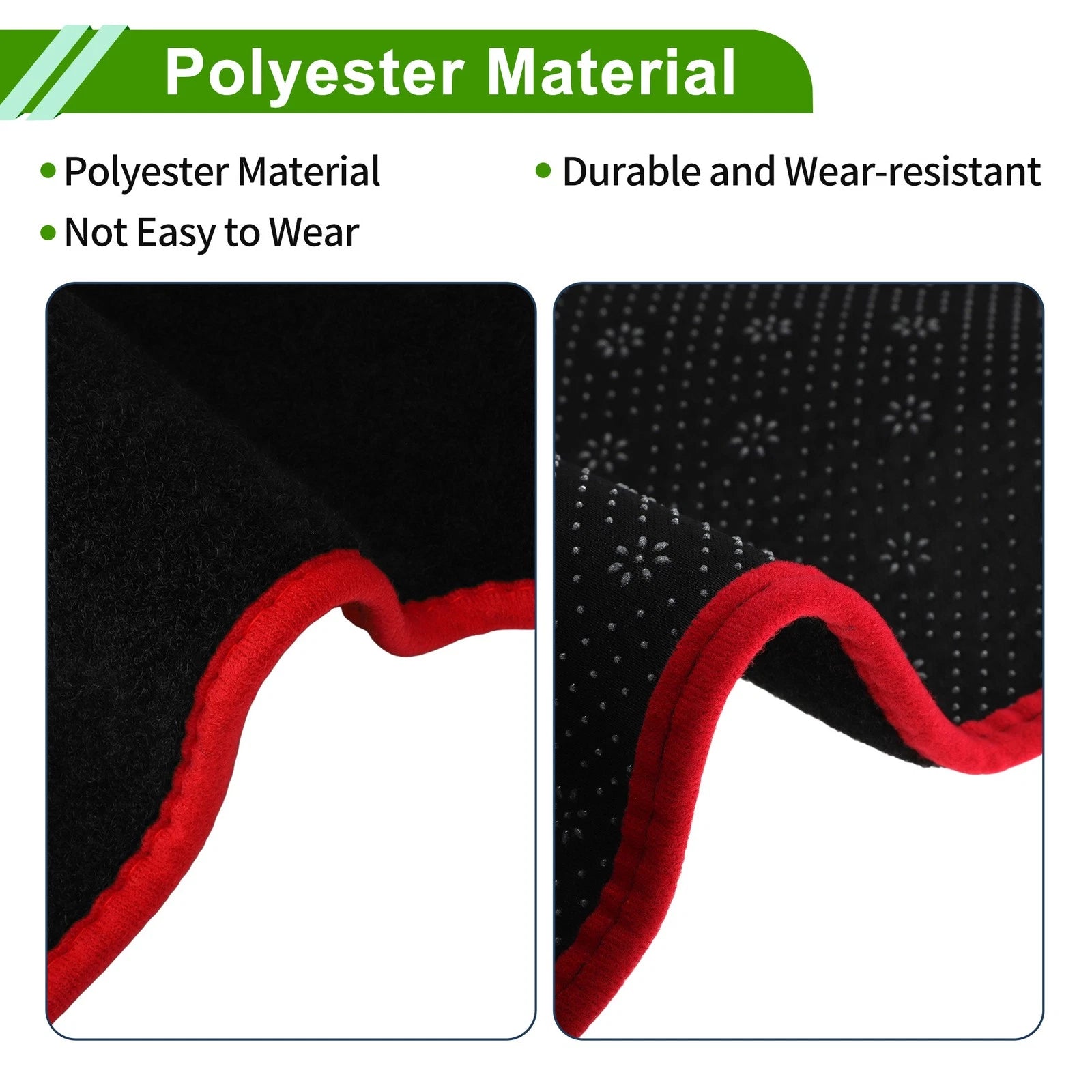 Dashboard Cover for Suzuki Alto (2019–2022) Black Red Trim 1 Pc