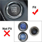 Engine Start Stop Button Cover Ring for Toyota Tacoma, Yaris, Prius, RAV4