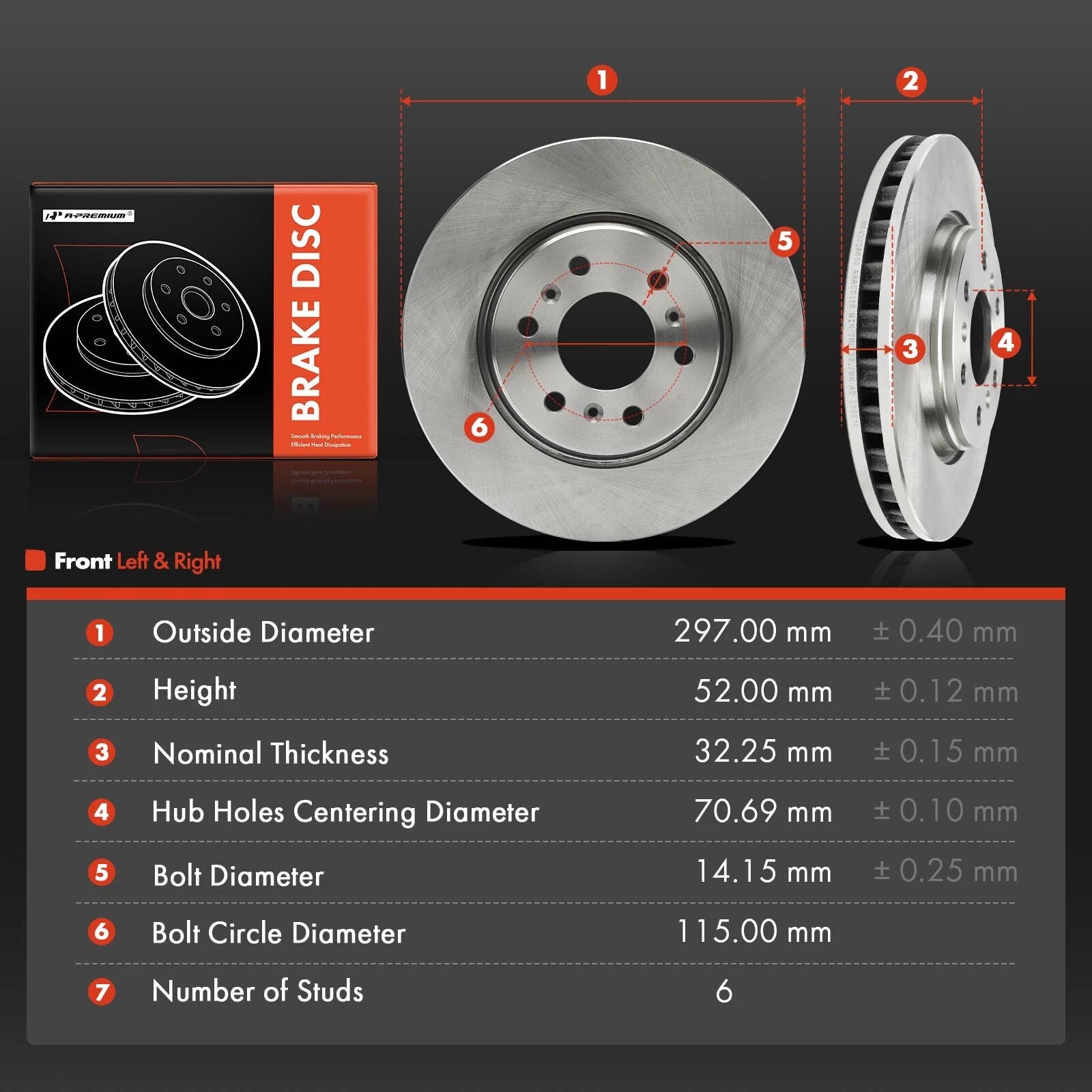 Disc Brake Rotors for Buick Terraza, Chevy, Pontiac, Saturn (2005–2008)