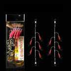 Biomimetic Glow Shrimp Rubber Bait for Sabiki String (Vertical Use)