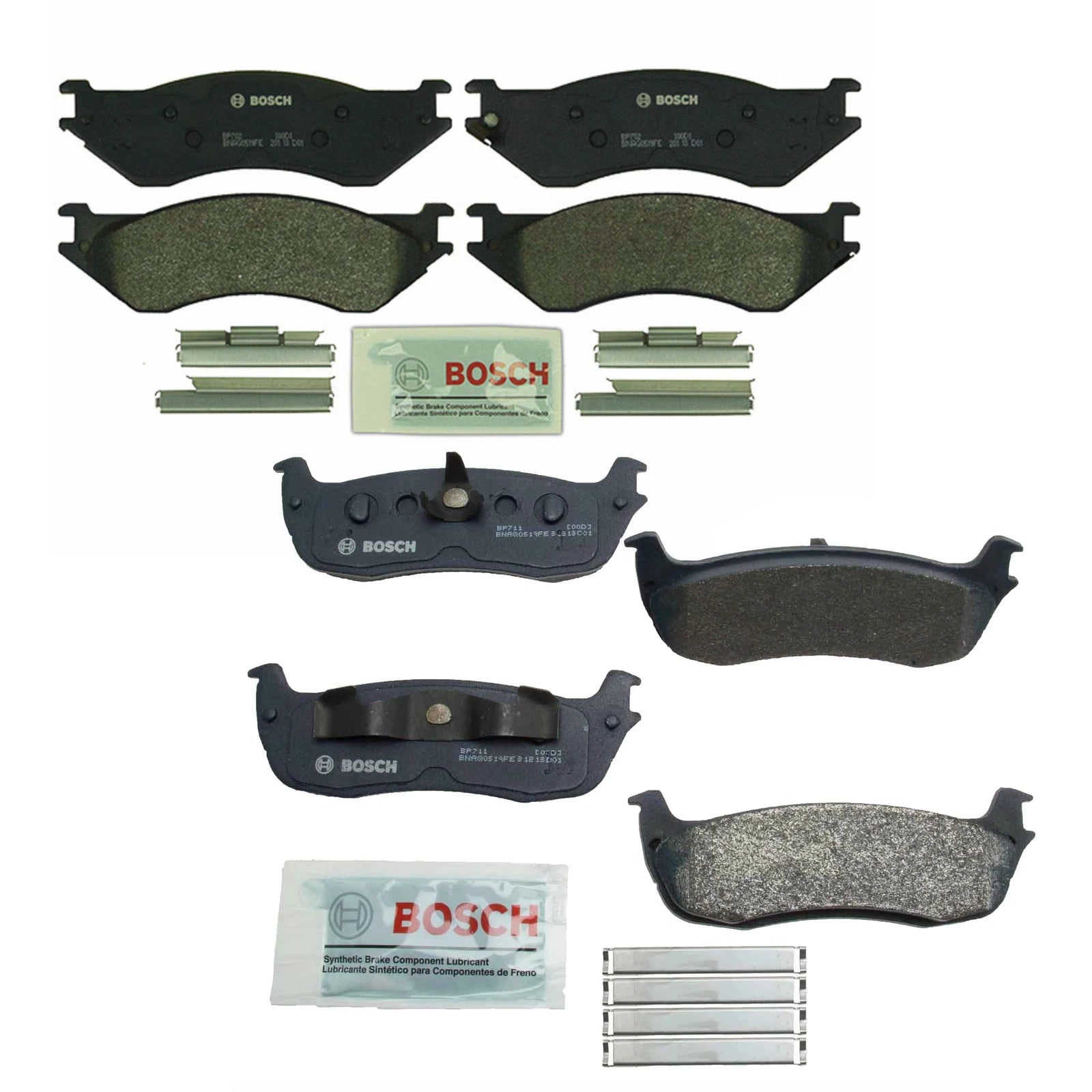 Bosch QuietCast Disc Brake Pads Kit for Ford Lincoln