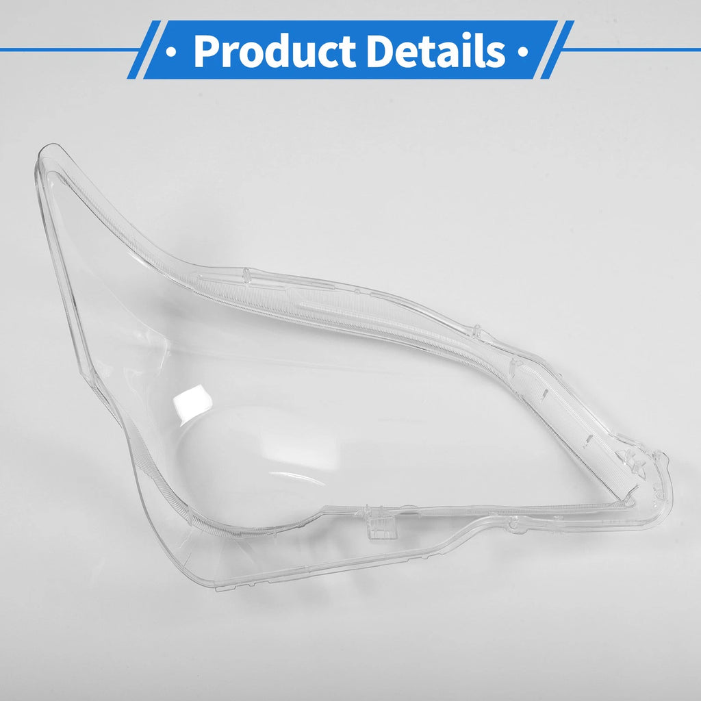 1 Pcs Headlight Lens Cover for Lexus GX460 (2010–2013) PC Clear