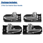 2X Door Handle for Kia Spectra (2000–2009) No. 826102F000GW/826202F000GW
