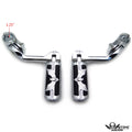 Chrome 5" Long FootPeg Kit for Yamaha Roadstar XV1700 (2001–2007)