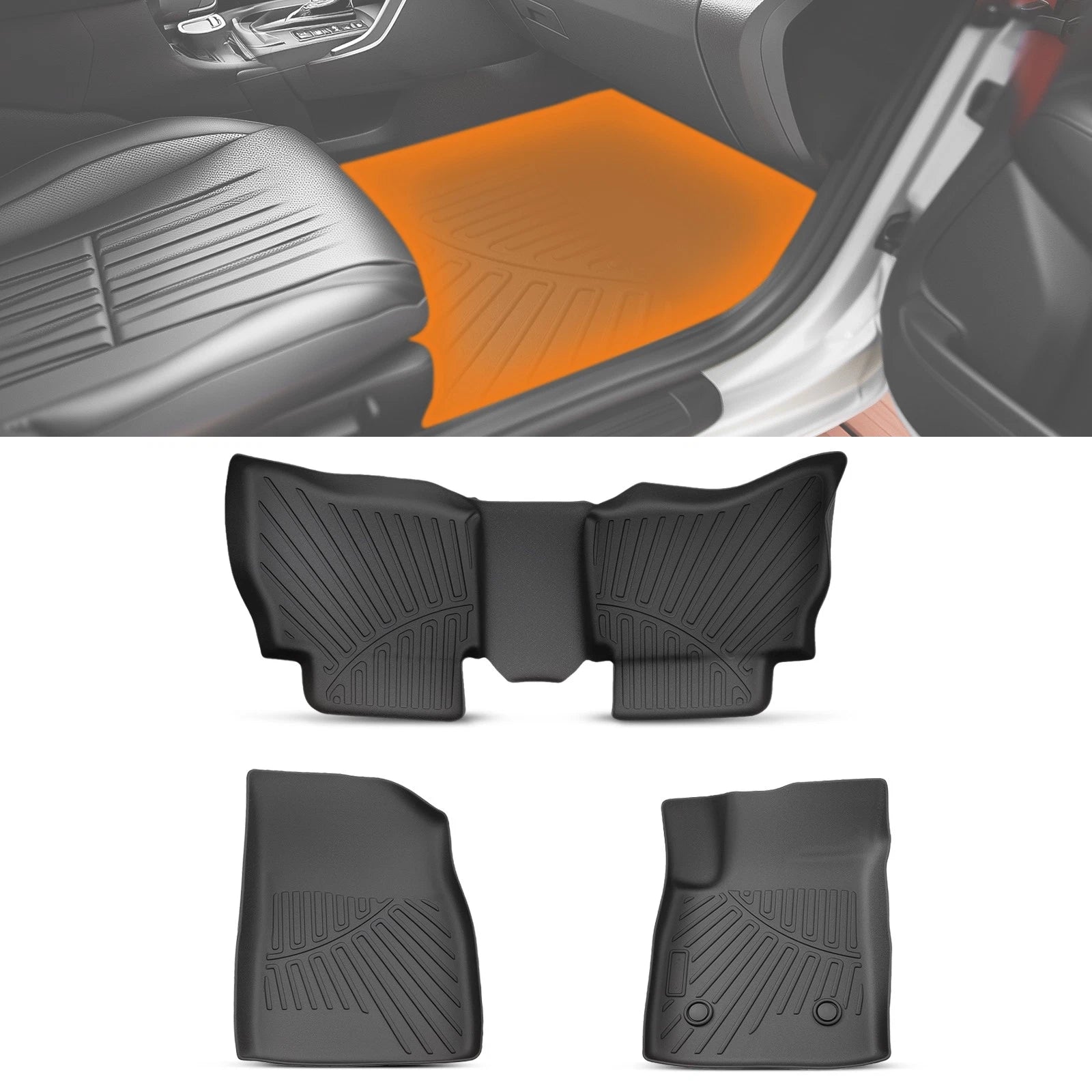 Set of 4 TPE Waterproof Floor Mats for Buick Encore GX AWD (2020–2025)