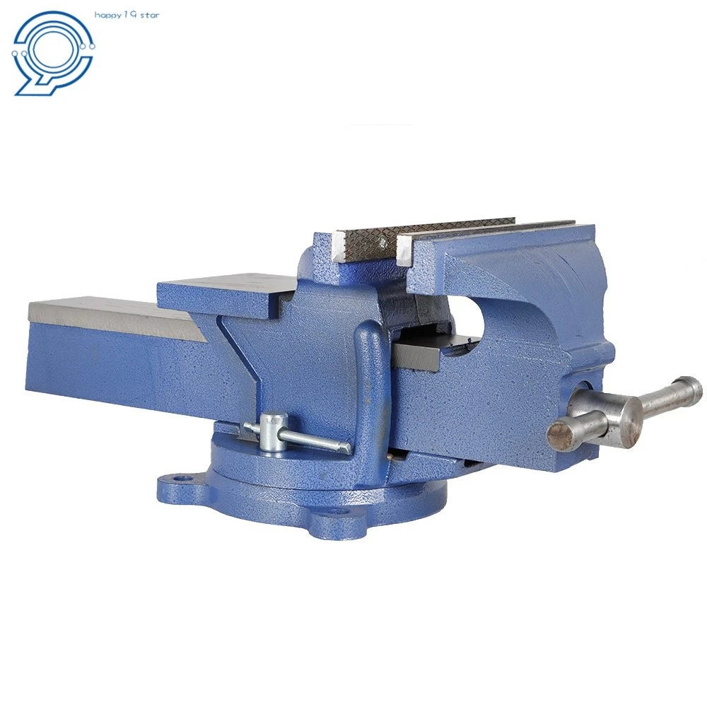 8" Multi-Purpose Rotating Bench Vise with 360 Degree Swivel Base