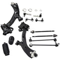 Front Suspension Lower Control Arms Sway Bar Tie Rods for 2007–2011 Honda CR-V