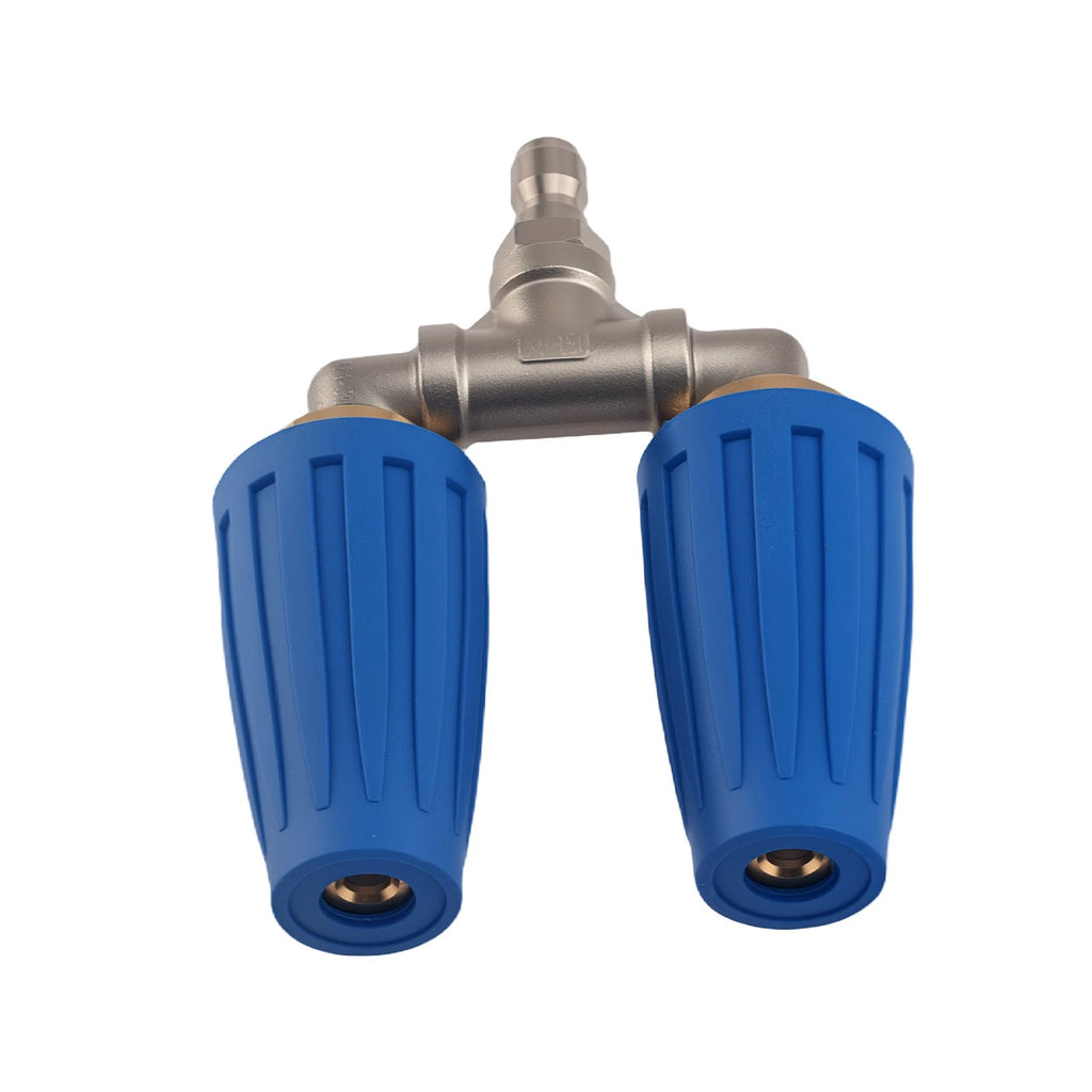 Dual Turbo Nozzle for Pressure Washer 4000PSI 304SS Twin Head Design