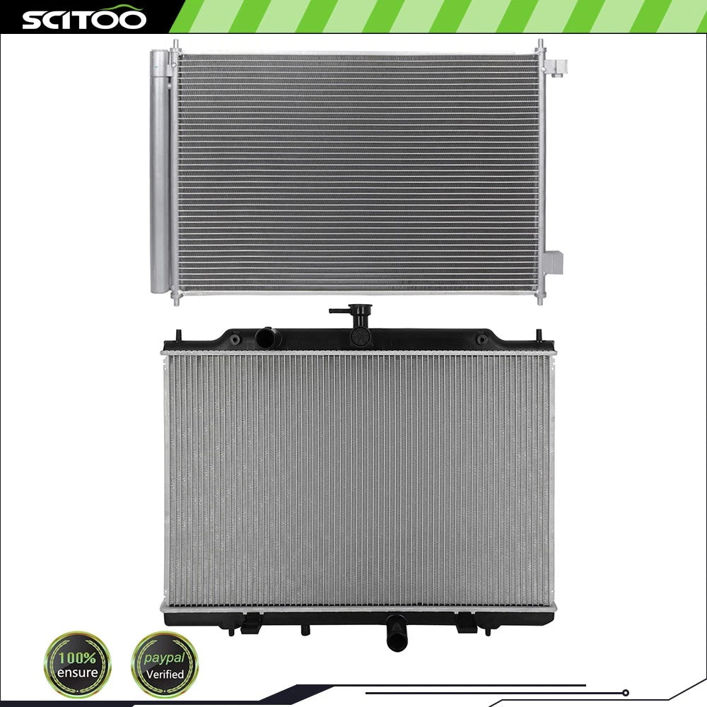 Radiator and A/C Condenser Kit for Chevrolet City Express (2015–2017)