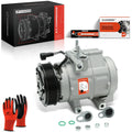 A/C Compressor with Clutch for Ford F-150 F-250 (2007–2014)