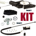 Rear Left Driver Window Regulator for VW Beetle Convertible (1998–2010)