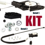 Rear Left Driver Window Regulator for VW Beetle Convertible (1998–2010)