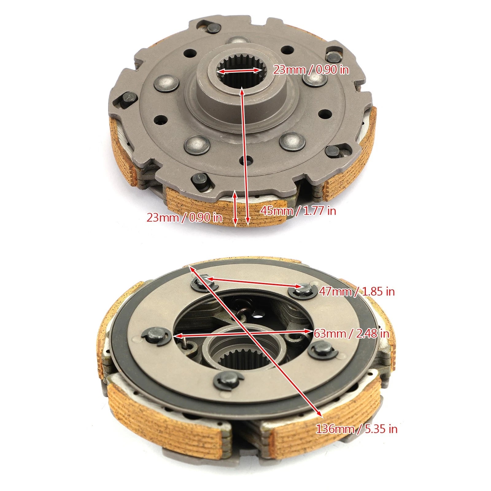 Wet Clutch Shoe Carrier Assy for CFMoto 500 600 (2010–2023)