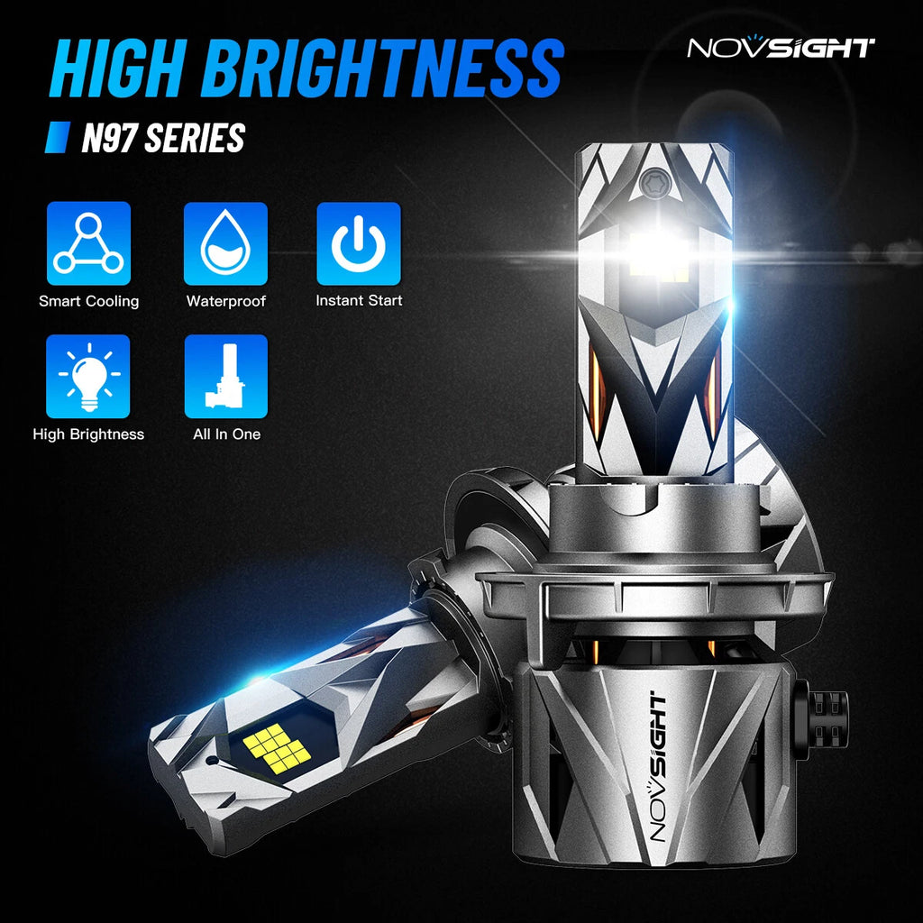 H13 LED Headlight Bulbs for Car Van (60000LM)