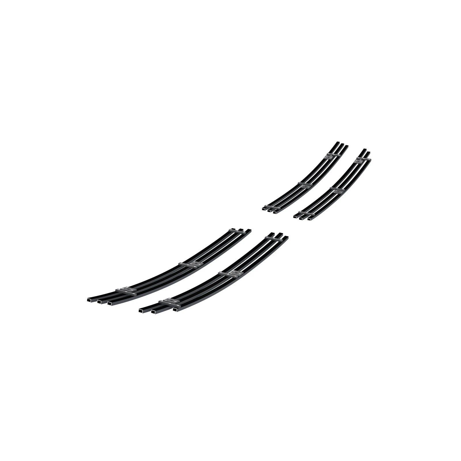 Fog Light Cover for Audi Q7 (2007-2015) Stainless Black Billet Grille Insert