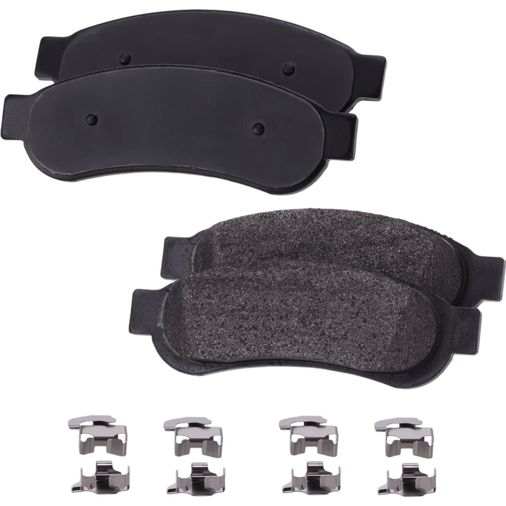 Rear Brake Disc Rotors and Pads Kit for Ford F250 F350 Super Duty