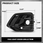 Set of 2 Front Bumper Fog Light Covers for Audi Q5 (2021–2023)