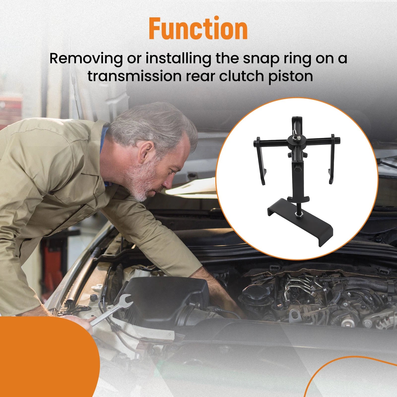 Clutch Spring Compressor Tool Kit for Automatic Transmission Vehicles