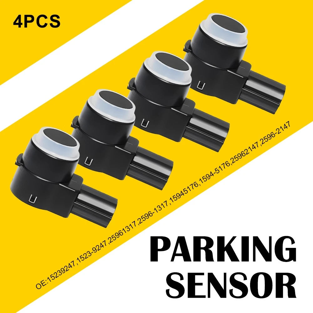 Set of 4 Reverse Backup Parking Sensors for GMC Chevy (2006–2019)