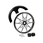 30" Front Fender & Wheel Rim Dual Hub for Harley Touring Electra Glide (2008–2025)