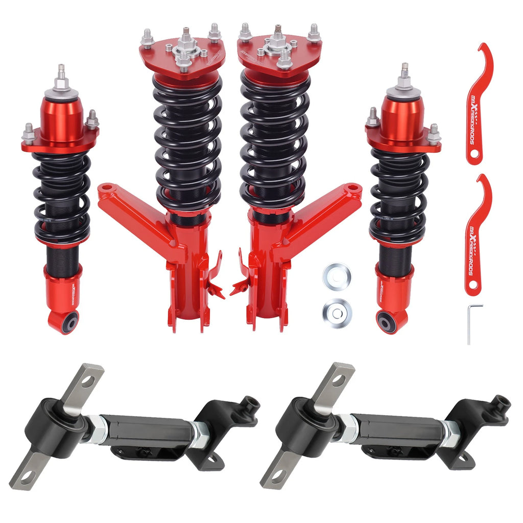 Coilovers + Rear Control Camber Arms Kit for Honda Civic (2001–2005)