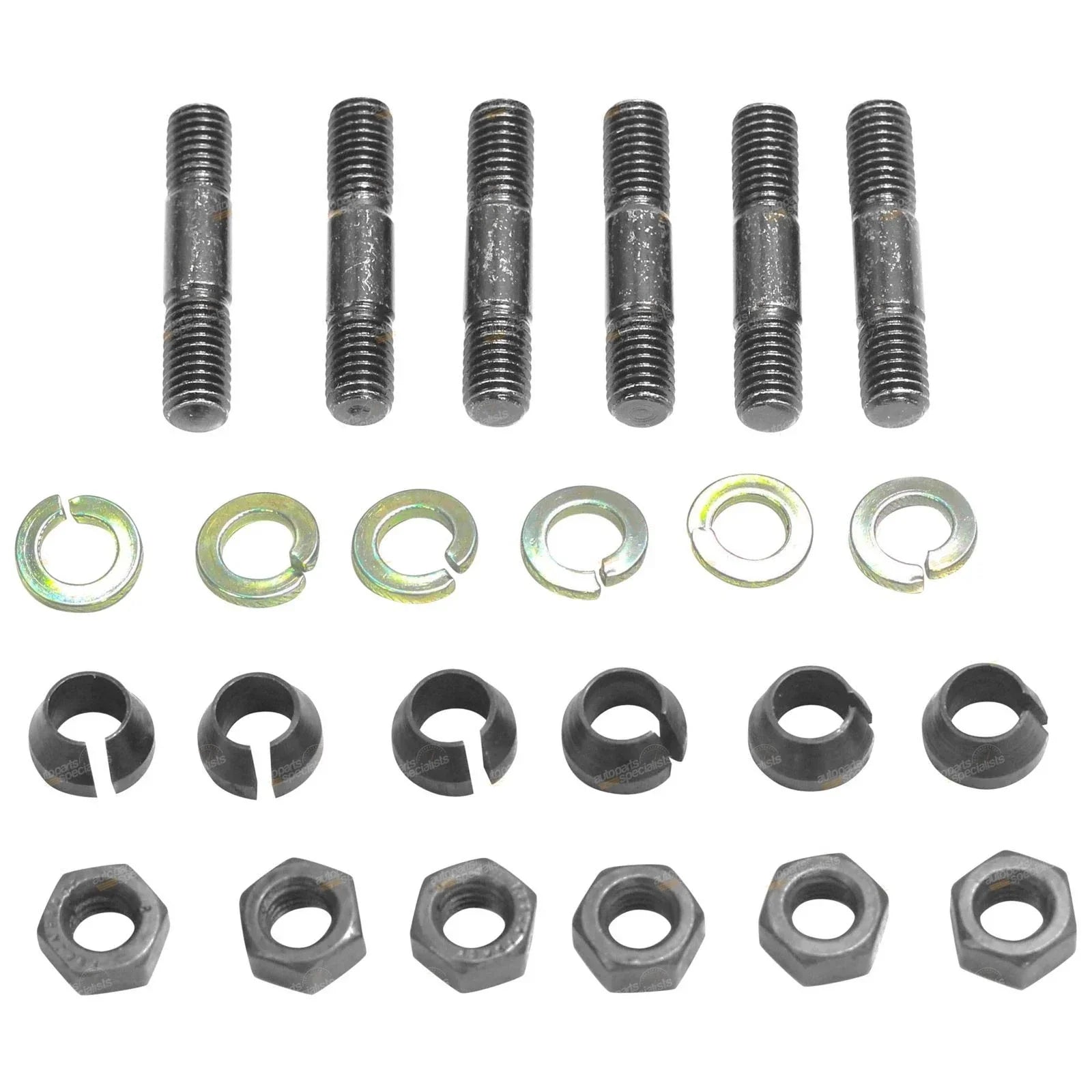 Set of 6 Axle Stud Nut Kit for Landcruiser HJ60 HJ61 FJ60 FJ62