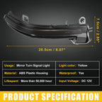 Set of 2 Mirror Turn Signal Lights for BMW 1 Series F20 (2012–2019) 63137280771