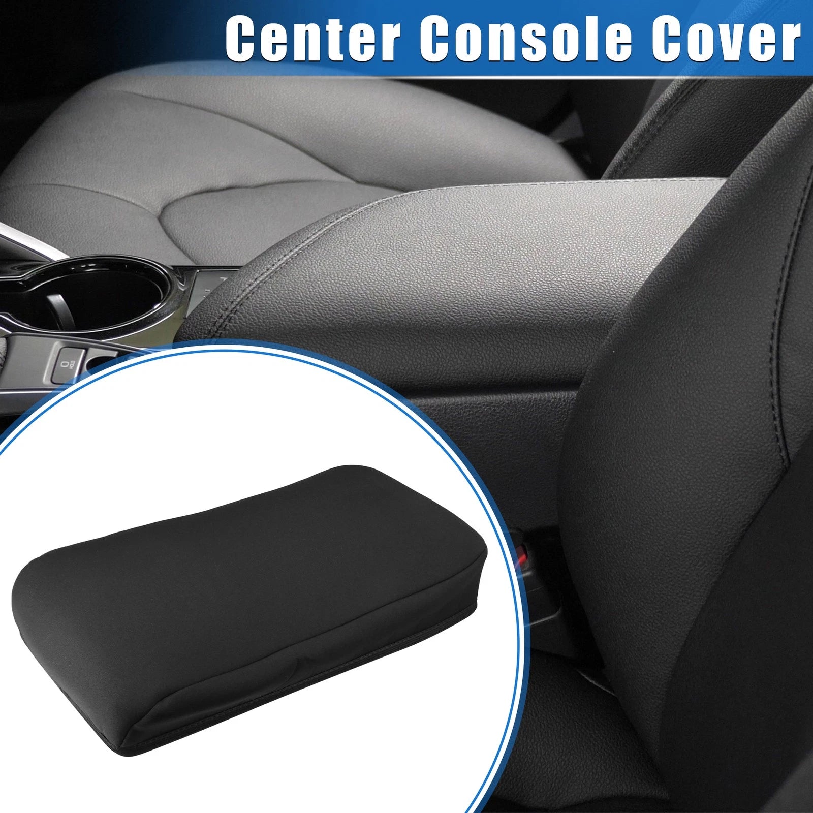 Armrest Protector Cover Pad for Chevy Colorado (2015–2022) Black