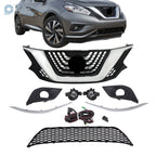 Set of 8 Trim Molding and Fog Lights for Nissan Murano (2015–2018)