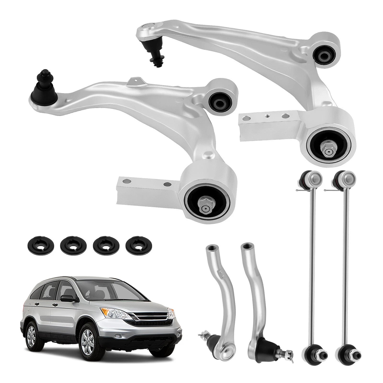 Set of 6 Front Lower Control Arms for Acura MDX/ZDX (2007–2013)