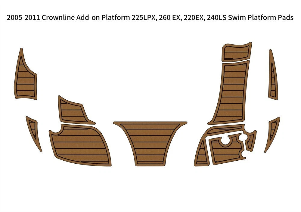 Add-on Swim Platform EVA Floor for Crownline 225LPX 260EX 220EX 240LS (2005–2011)